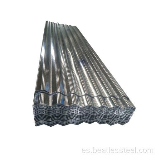 Hoja de hierro corrugado gi galvanizado Hoja corrugada